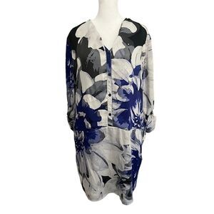 Joe Fresh Women’s Tunic XS Black & Blue​​​